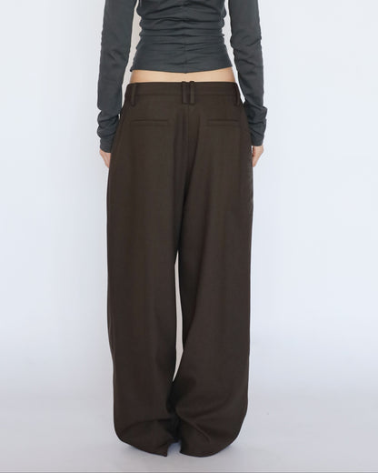 CALLE pants - rich brown