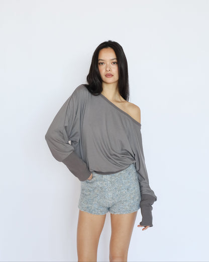 *2nd restock* CARMEN top - nice grey