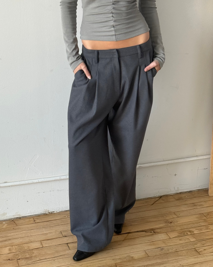 CALLE pants - uniform grey