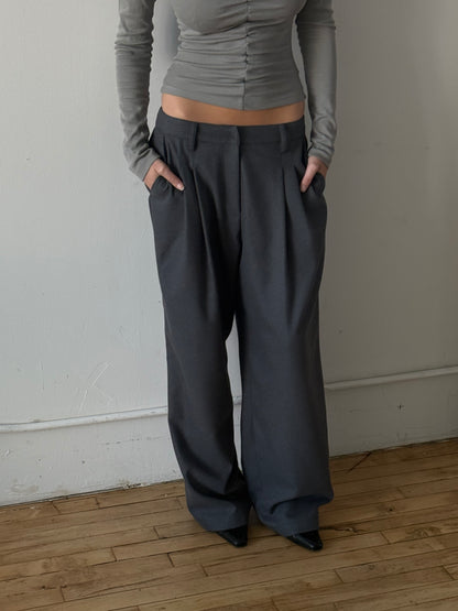 CALLE pants - uniform grey